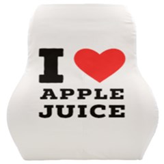 I Love Apple Juice Car Seat Back Cushion  by ilovewhateva