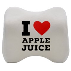 I Love Apple Juice Velour Head Support Cushion by ilovewhateva