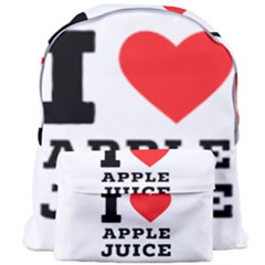 I Love Apple Juice Giant Full Print Backpack by ilovewhateva