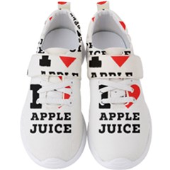 I Love Apple Juice Men s Velcro Strap Shoes by ilovewhateva