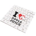 I love Apple juice Wooden Puzzle Square View2