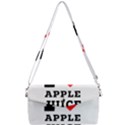 I love Apple juice Removable Strap Clutch Bag View1