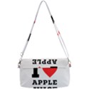 I love Apple juice Removable Strap Clutch Bag View2