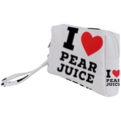 I Love Pear Juice Wristlet Pouch Bag (small) by ilovewhateva