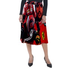 Carlos Sainz Classic Velour Midi Skirt 