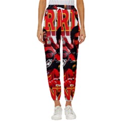 Carlos Sainz Women s Cropped Drawstring Pants by Boster123