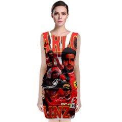 Carlos Sainz Sleeveless Velvet Midi Dress by Boster123