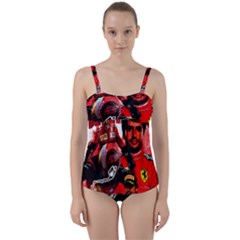 Carlos Sainz Twist Front Tankini Set by Boster123