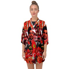 Carlos Sainz Half Sleeve Chiffon Kimono