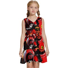 Carlos Sainz Kids  Sleeveless Tiered Mini Dress by Boster123