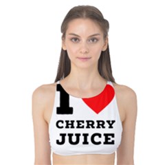 I Love Cherry Juice Tank Bikini Top by ilovewhateva