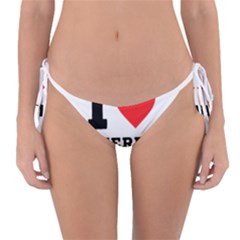 I Love Cherry Juice Reversible Bikini Bottoms by ilovewhateva