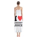 I love cherry juice Button Up Chiffon Maxi Dress View2