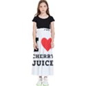 I love cherry juice Kids  Flared Maxi Skirt View1