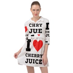 I Love Cherry Juice Mini Skater Shirt Dress by ilovewhateva