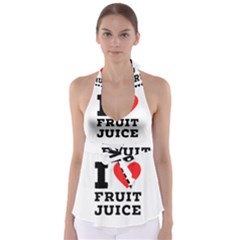 I Love Fruit Juice Babydoll Tankini Top by ilovewhateva