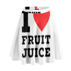 I Love Fruit Juice High Waist Skirt by ilovewhateva