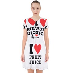 I Love Fruit Juice Adorable In Chiffon Dress