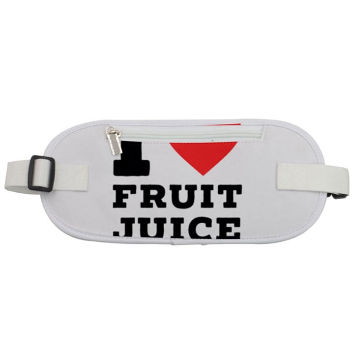 I love fruit juice Rounded Waist Pouch