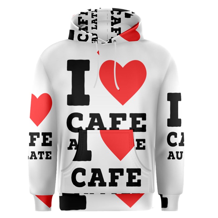 I love cafe au late Men s Core Hoodie