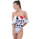 I love cafe au late Drape Piece Swimsuit View1