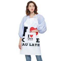 I Love Cafe Au Late Pocket Apron by ilovewhateva