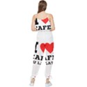 I love cafe au late Sleeveless Tie Ankle Chiffon Jumpsuit View2