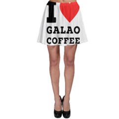 I Love Galao Coffee Skater Skirt by ilovewhateva