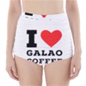 I love galao coffee High-Waisted Bikini Bottoms View1