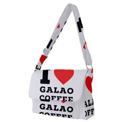 I Love Galao Coffee Full Print Messenger Bag (m) by ilovewhateva