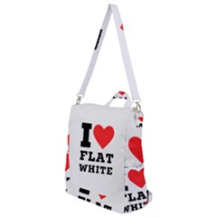 I Love Flat White Crossbody Backpack by ilovewhateva