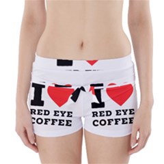 I Love Red Eye Coffee Boyleg Bikini Wrap Bottoms by ilovewhateva