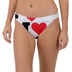 I Love Red Eye Coffee Band Bikini Bottoms by ilovewhateva