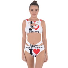 I Love Red Eye Coffee Bandaged Up Bikini Set  by ilovewhateva