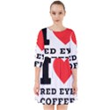 I love red eye coffee Smock Dress View1