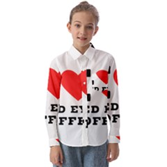 I Love Red Eye Coffee Kids  Long Sleeve Shirt by ilovewhateva