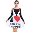 I love red eye coffee Plunge Pinafore Dress View1