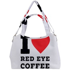 I Love Red Eye Coffee Double Compartment Shoulder Bag by ilovewhateva