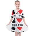 I love red eye coffee Kids  All Frills Chiffon Dress View1