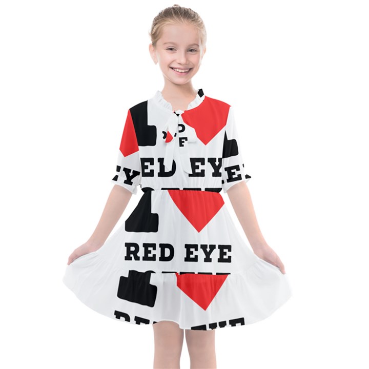 I love red eye coffee Kids  All Frills Chiffon Dress