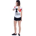 I love red eye coffee Back Circle Cutout Sports Tee View2