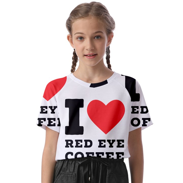 I love red eye coffee Kids  Basic Tee