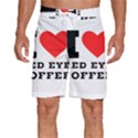 I love red eye coffee Men s Beach Shorts View1