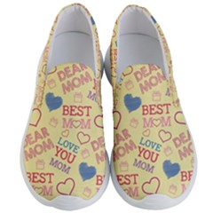 Love Mom Happy Mothers Day I Love Mom Graphic Pattern Men s Lightweight Slip Ons by Ravend