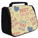 Love Mom Happy Mothers Day I Love Mom Graphic Pattern Full Print Travel Pouch (Big) View2