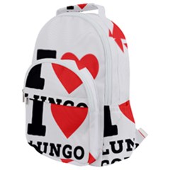 I Love Lungo Coffee  Rounded Multi Pocket Backpack by ilovewhateva