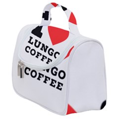 I Love Lungo Coffee  Satchel Handbag by ilovewhateva