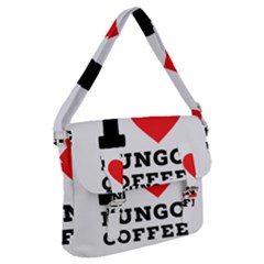 I Love Lungo Coffee  Buckle Messenger Bag by ilovewhateva