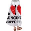 I love lungo coffee  Women s Satin Palazzo Pants View2