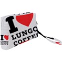 I love lungo coffee  Wristlet Pouch Bag (Small) View2